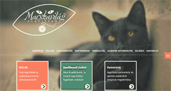 Desktop Screenshot of macskavilag.com