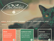 Tablet Screenshot of macskavilag.com